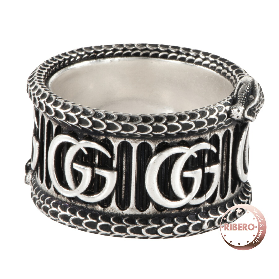 GUCCI ガーデン スネーク リング　19号　蛇　ヘビ　指輪　グッチ GUCCI】グッチ『SILVER グッチガーデン スネーク リング』19.5号