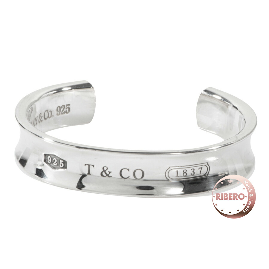 TIFFANY＆Co. ブレスレット ナロー カフバングル SV925 シルバー TIFFANY&Co. 代官山)TIFFANY ＆ Co ティファニー 1837 ナロー