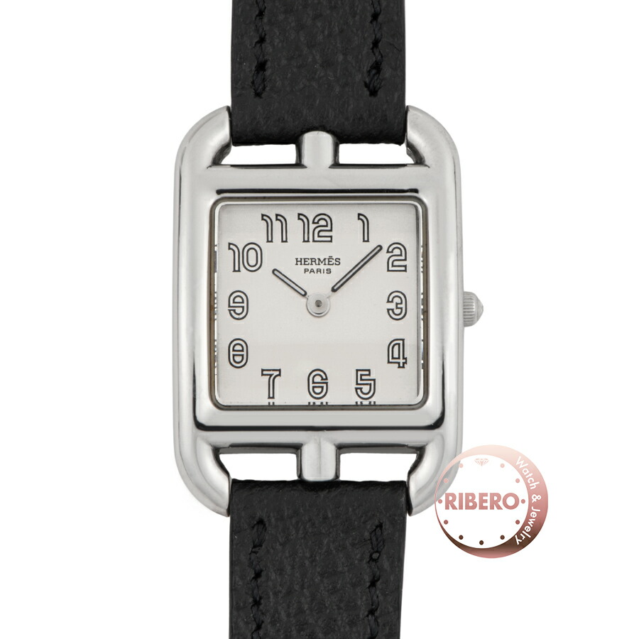 エルメス ケープコッド HERMES 腕時計 レザー ベルト ホワイト 時計 楽天市場】【仕上済/ベルト2種】エルメス ケープコッド ミニ K18WG