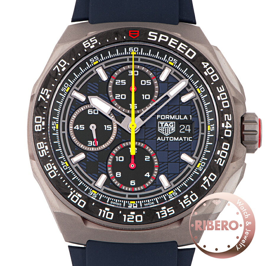 【新品】TAG HEUER タグホイヤー 算式1 クロノグラフ × 託宣 CBZ2080.FT8091 御墨付き2025年 赤いことブル 一ころ【中古】 腕時計-メンズ腕時計