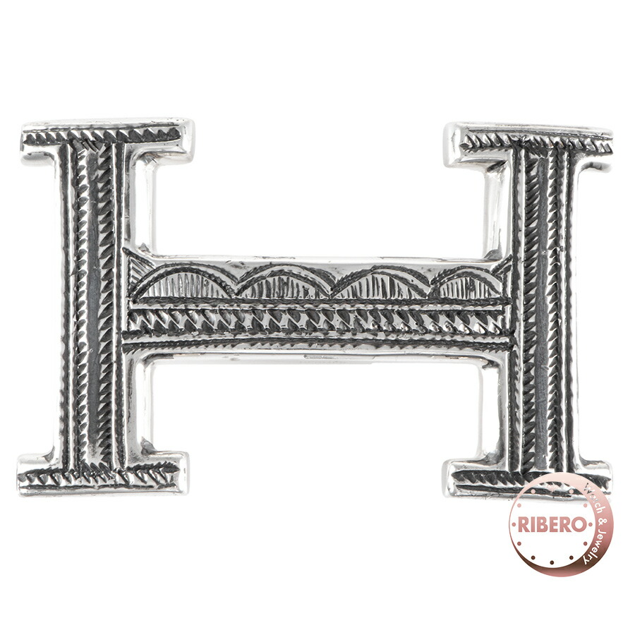 楽天市場】エルメス ベルト トゥアレグバックル シルバー 90cm