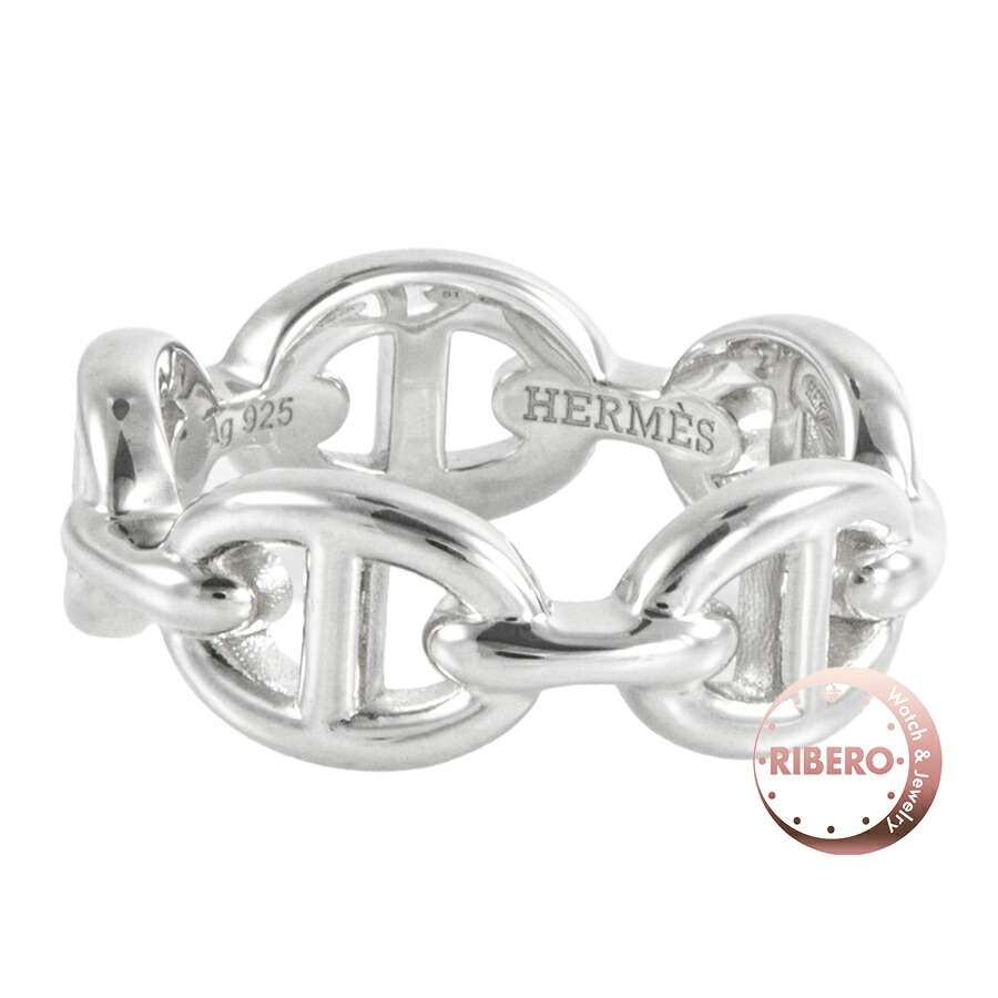 楽天市場】HERMES エルメス Chaine d'Ancre シェーヌダンクル24 リング