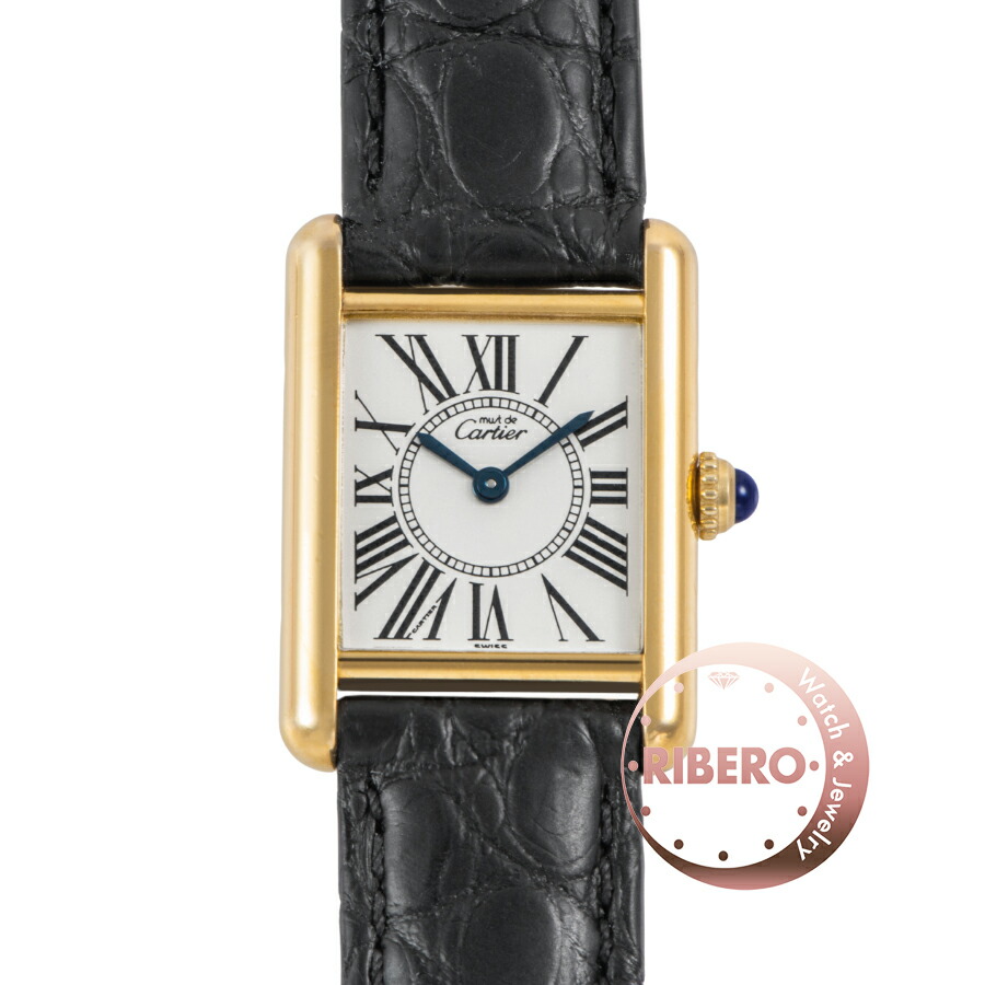 カルティエ マストタンク SM クォーツ 純正Dバックルオパラン文字盤 OH済 カルティエ マストタンクの腕時計（CARTIER）| 東京銀座のヴィンテージ