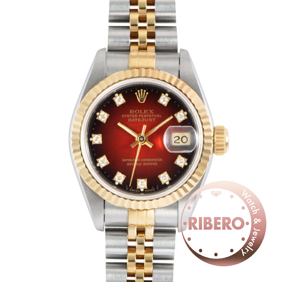 楽天市場】ROLEX DATE JUST グリーンジェイド/2PDiamond