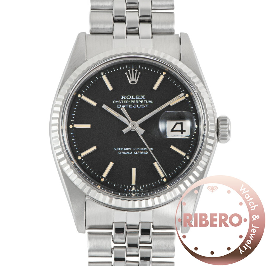 楽天市場】ロレックス ROLEX デイトジャスト 36 1601 ブラック