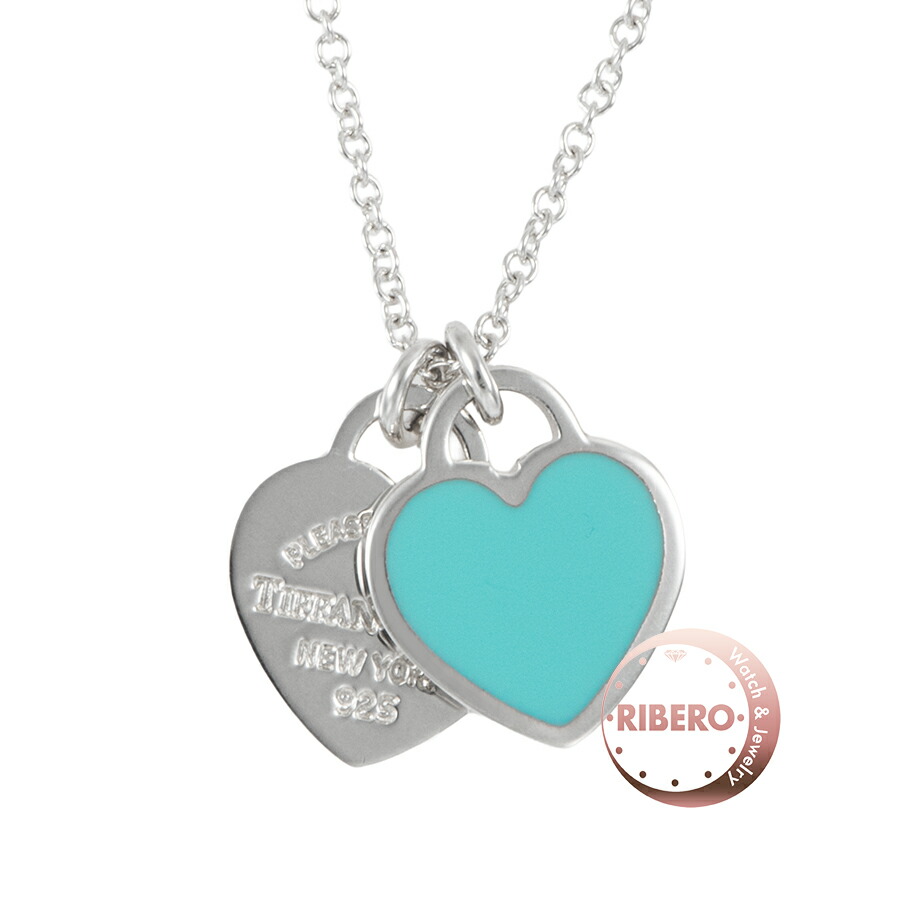 Tiffany&co. リターントゥティファニーダブルハートミニAg925 リターントゥ ティファニー ダブル ハートペンダント (ミニ）[60011669
