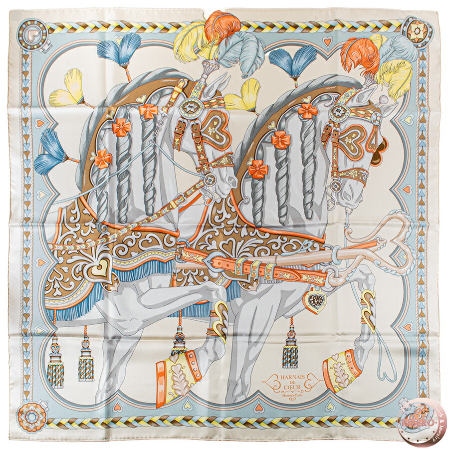 楽天市場】HERMES エルメス カレ90 Silla de Gaucho ガウチョの鞍