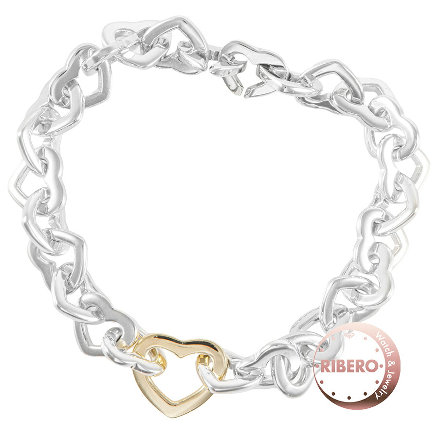 ティファニー　コンビ　ハート　ロック　リンク　ブレスレット　925 ゴールド 楽天市場】【ジュエリー】TIFFANY&Co. ティファニー ハートリンク