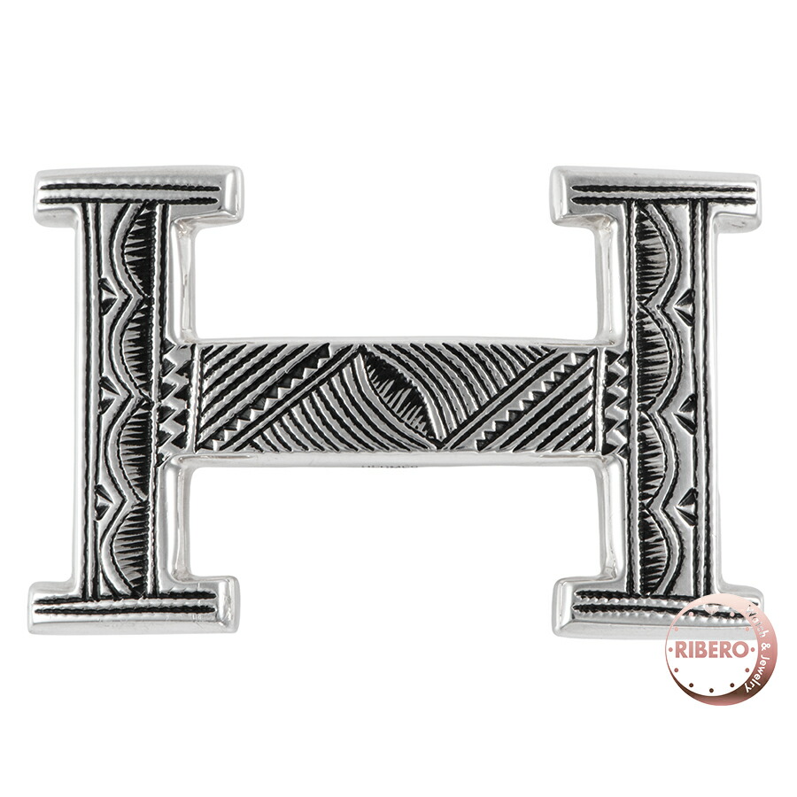 楽天市場】【良品】HERMES トゥアレグ ベルト バックル シルバー