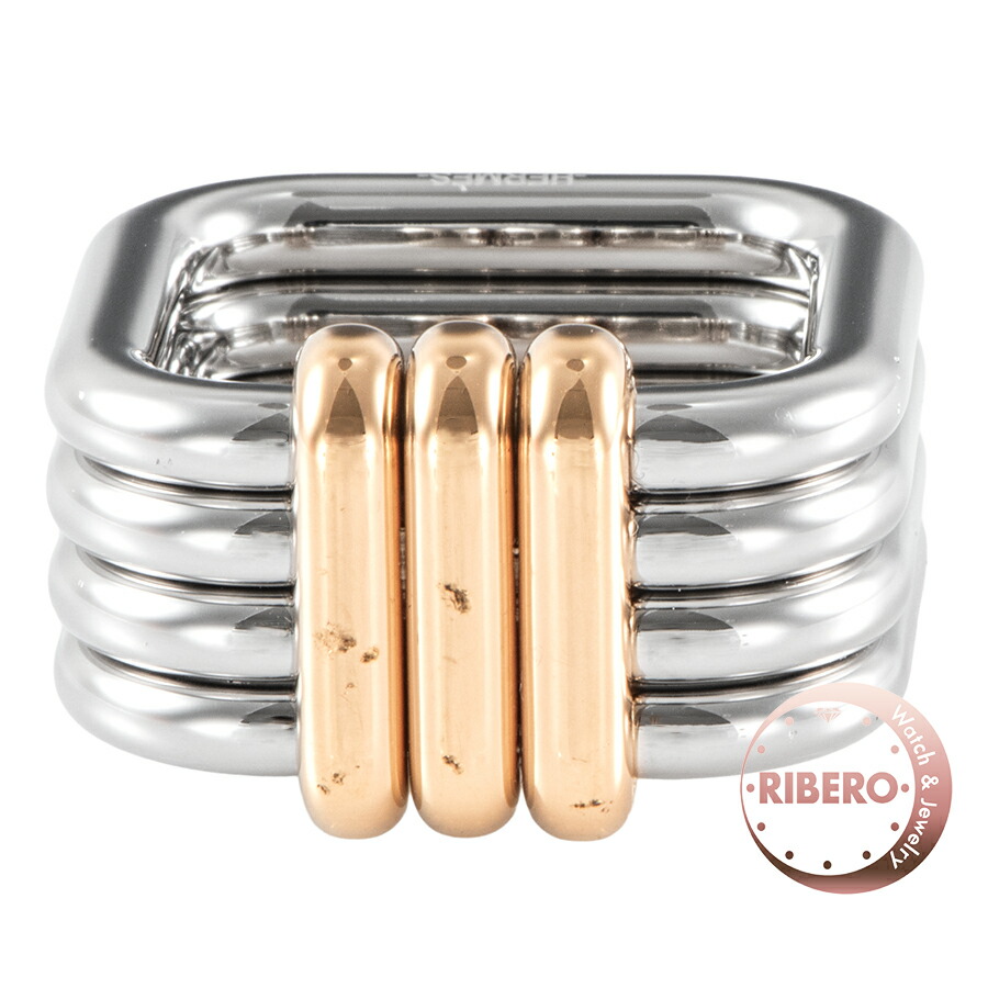 楽天市場】HERMES エルメス リュバン スカーフリング ゴールド 金色 GP