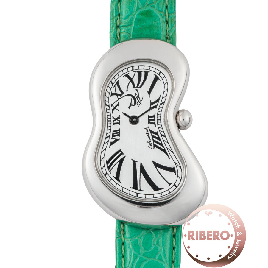 楽天市場】デッドストック級 箱付 サルバドールダリ QZ シルバー文字盤