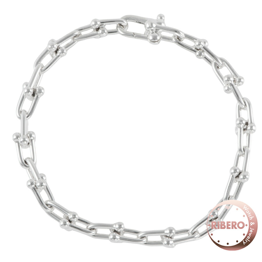 【美品】Tiffany ハードウェア スモールリンクブレスレット TIFFANY&Co. ティファニー ハードウェア スモールリンク ブレスレット