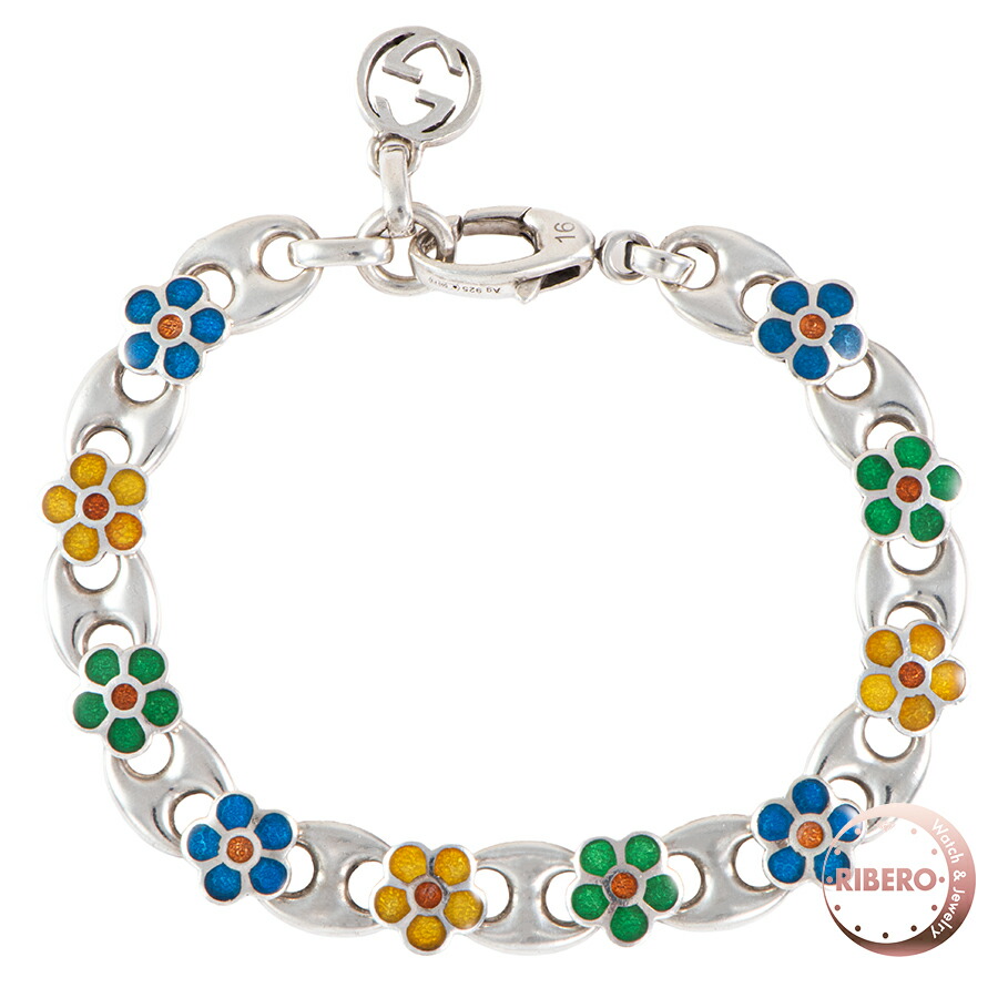 楽天市場】【美品】グッチ【GUCCI】ダブルG フラワーブレスレット