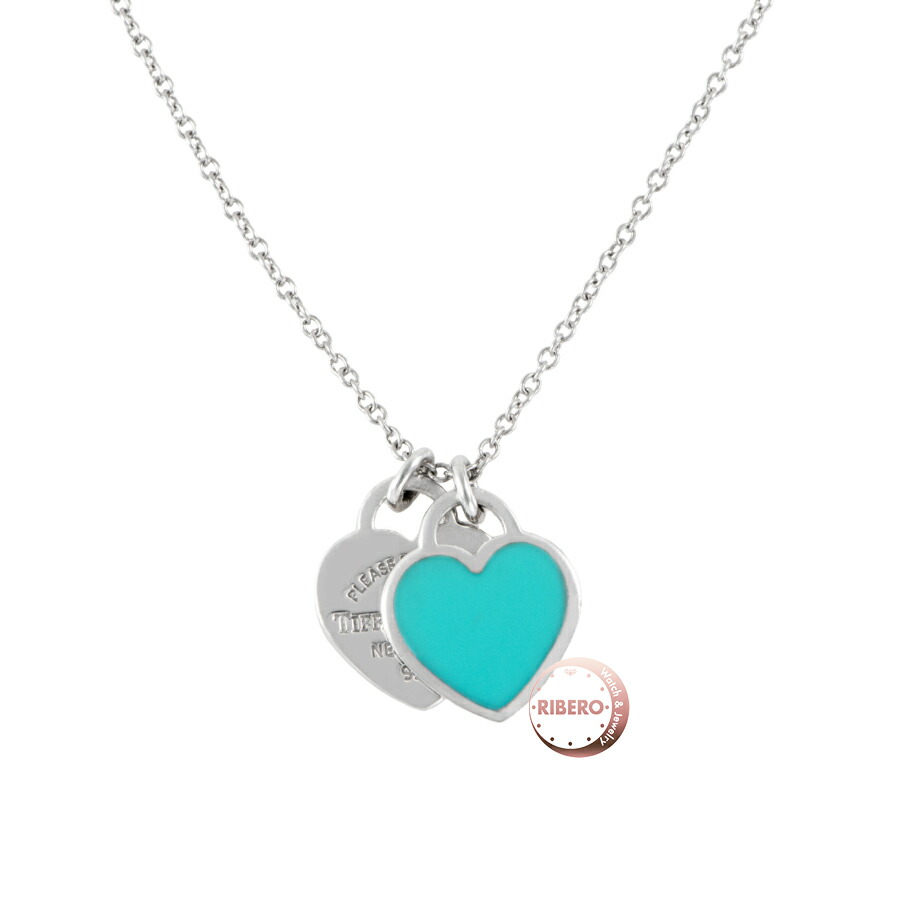ティファニー　ダブルハートペンダント 楽天市場】TIFFANY&CO. MINI DOUBLE HEART TAG PENDANT ティファニー