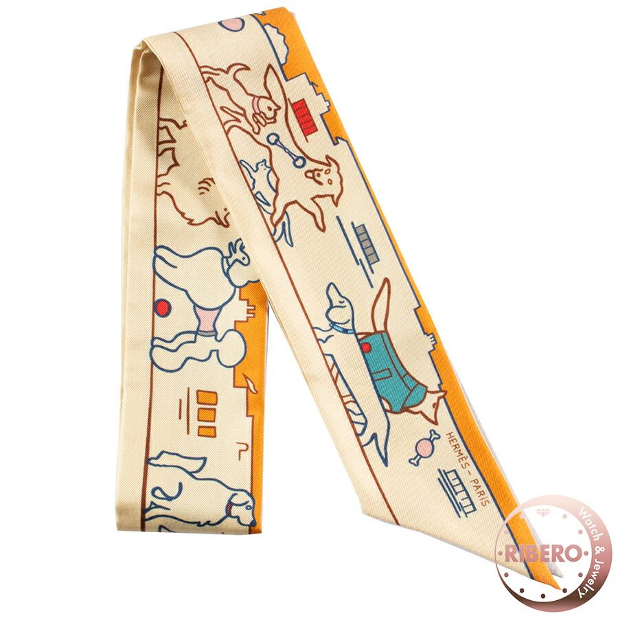 楽天市場】【広尾店】 極美品 エルメス HERMES ツイリー パリジャンの