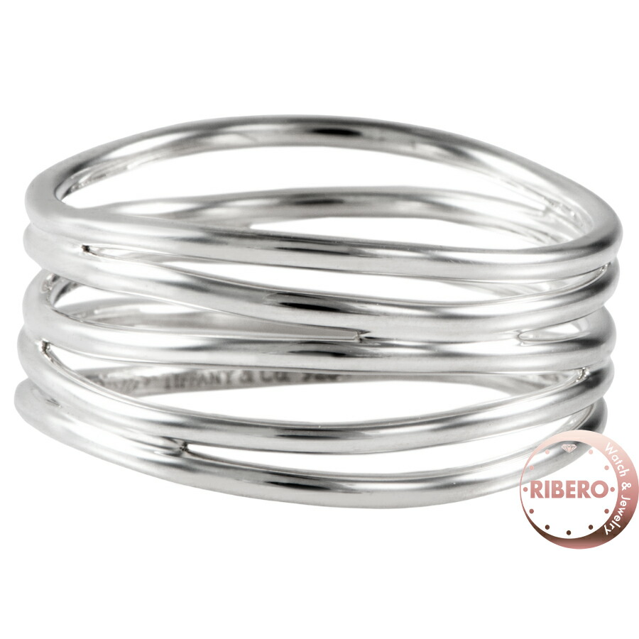 美品★ティファニー★K18YG★エルサペレッティ★ウェーブ★リング★3ロウ★ Tiffany & Co. - 美品☆ティファニー☆K18YG☆エルサペレッティ