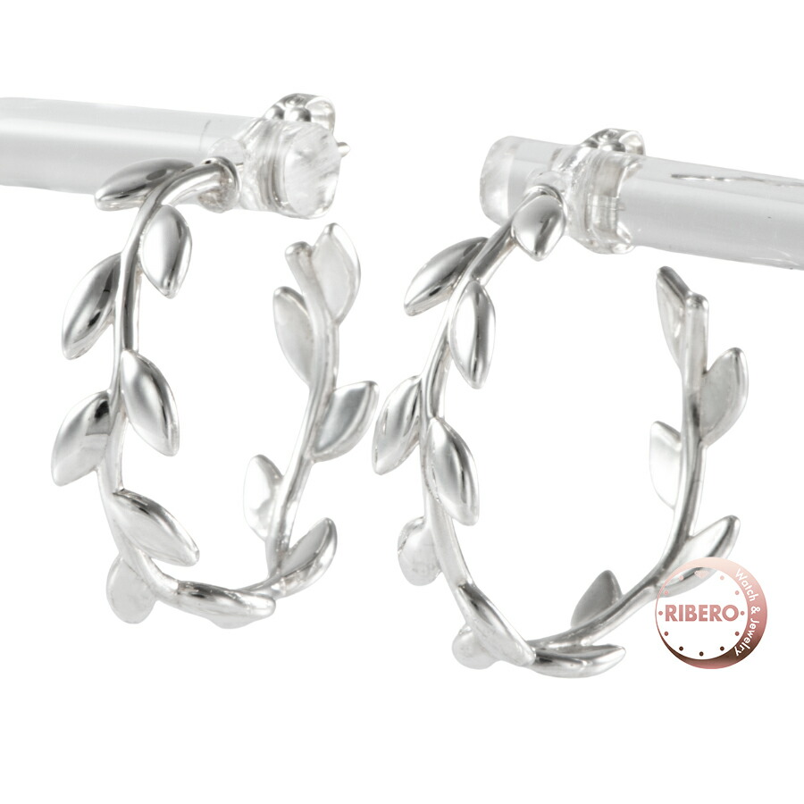 楽天市場】ティファニー ピアス レディース オリーブリーフ クライマー