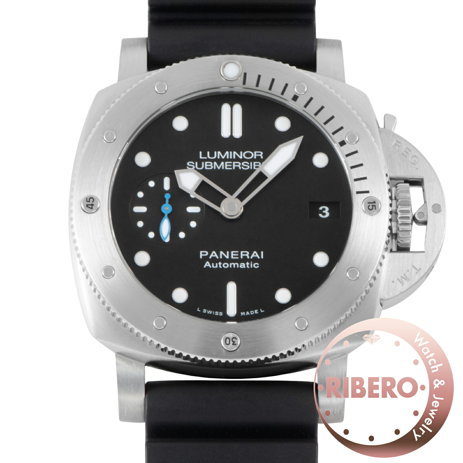 OFFICINE PANERAI オフィチーネパネライ ルミノール1950 サブマーシブル 3デイズ アッチャイオ PAM00682【中古】