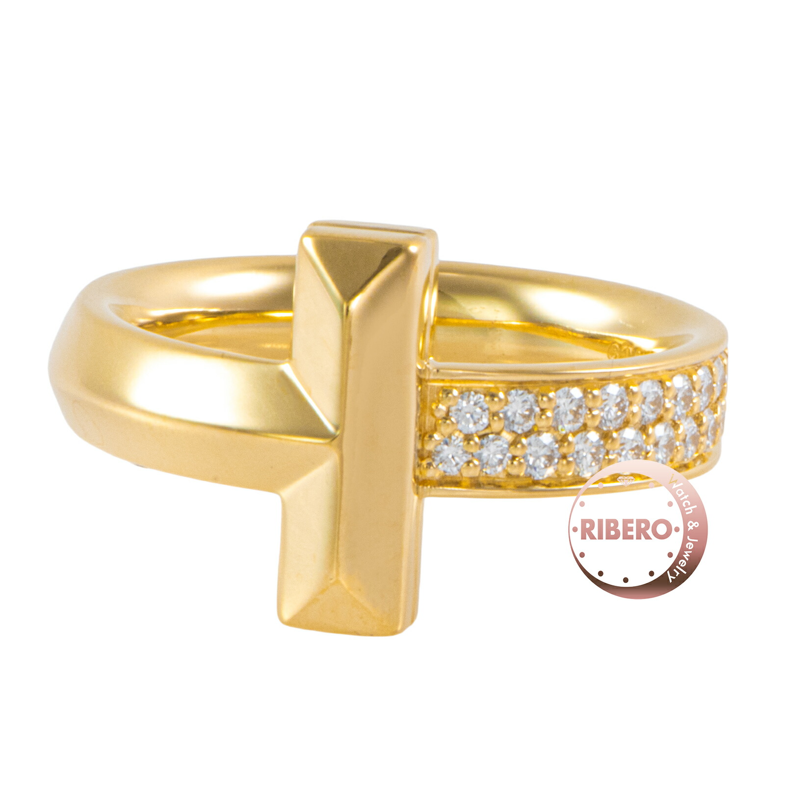 TIFFANY&COリング TIFFANY&Co.（ティファニー） チェーンゲートリング・指輪/Sv925×K18