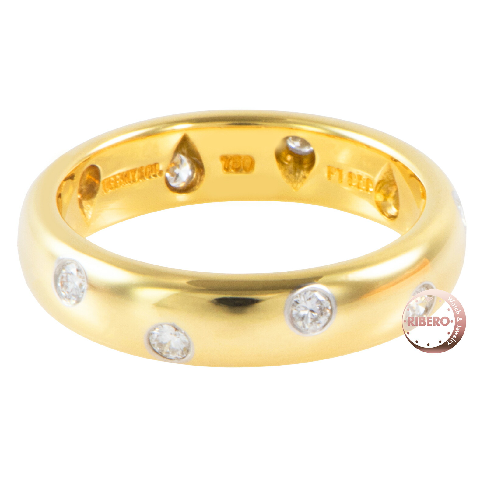 楽天市場】ティファニー Tiffany & Co. リング ドッツ ラージ ワイド 9