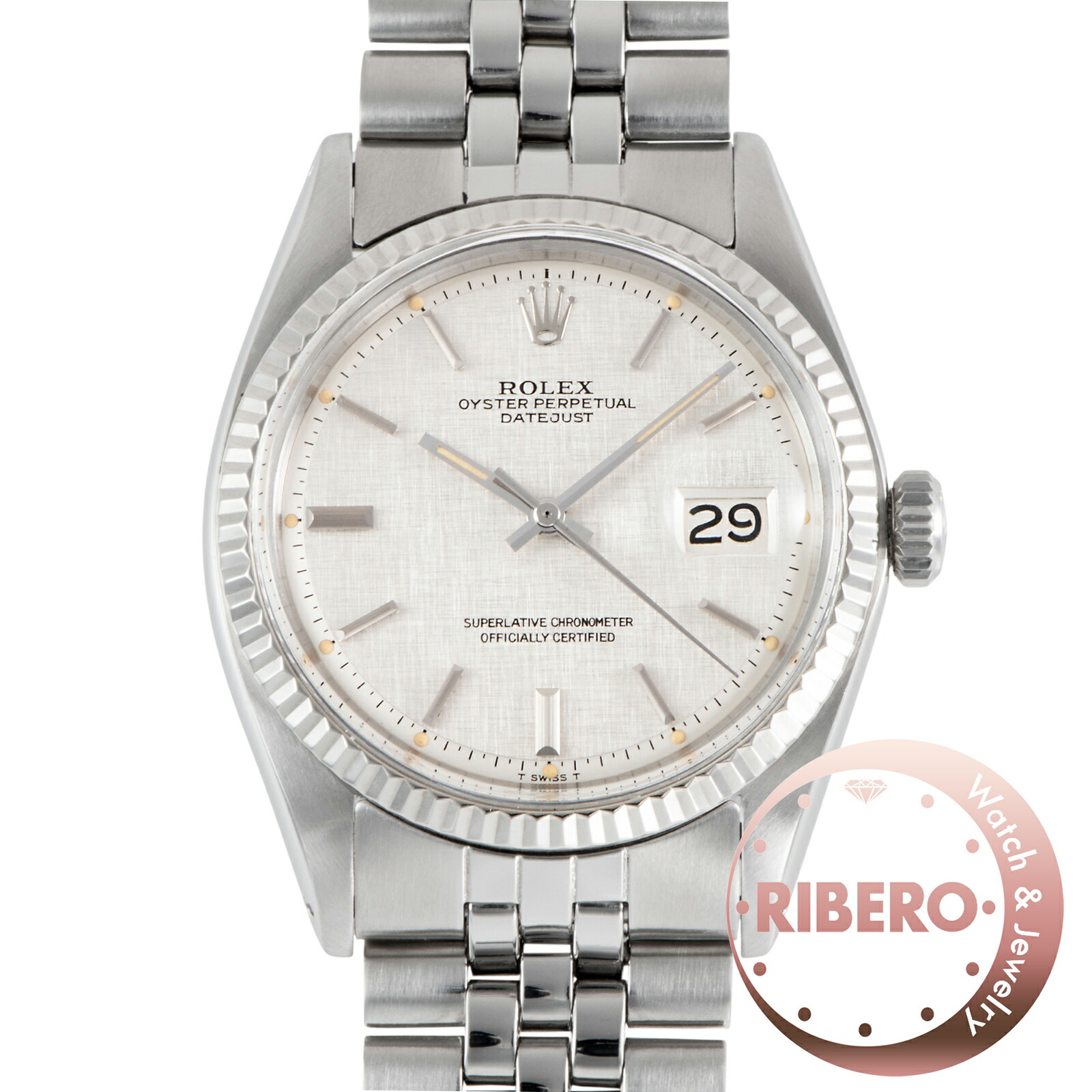 楽天市場】ロレックス デイトジャスト R番 シルバーモザイク
