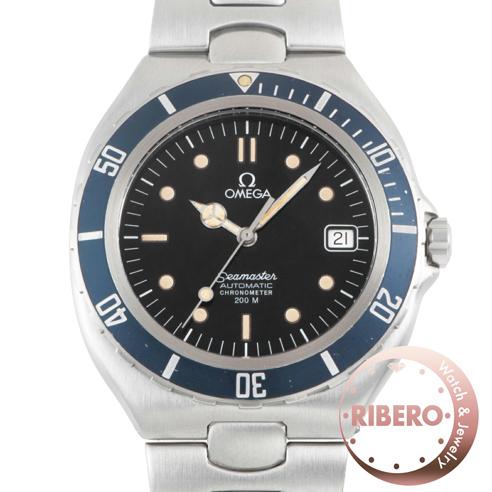 OMEGA オメガ シーマスター 200M プレボンド ST368.1041 クロノメーター Cライン ステンレススチール【中古】