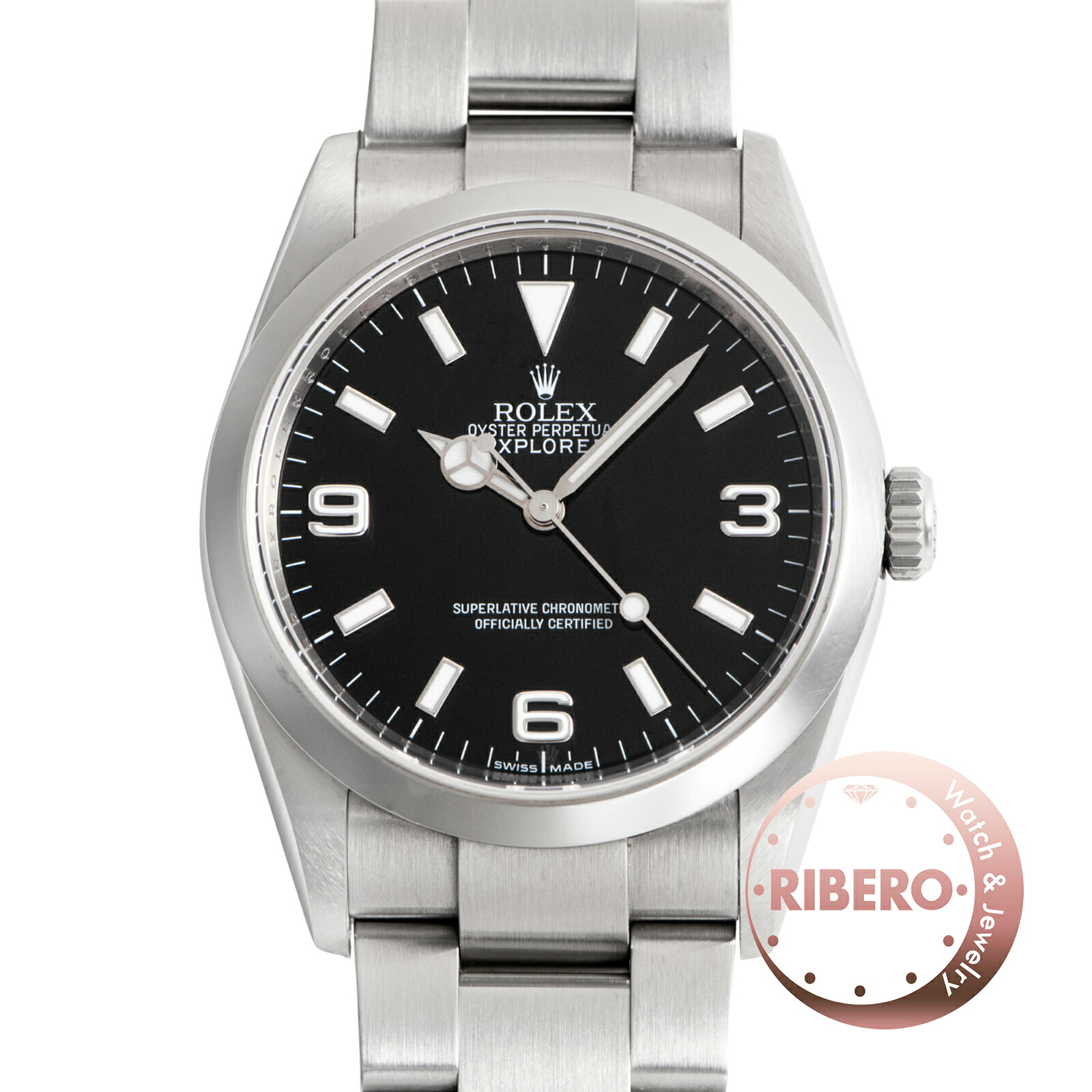 ROLEX ロレックス エクスプローラー1 ルーレット V番 114270 ステンレススチール【中古】