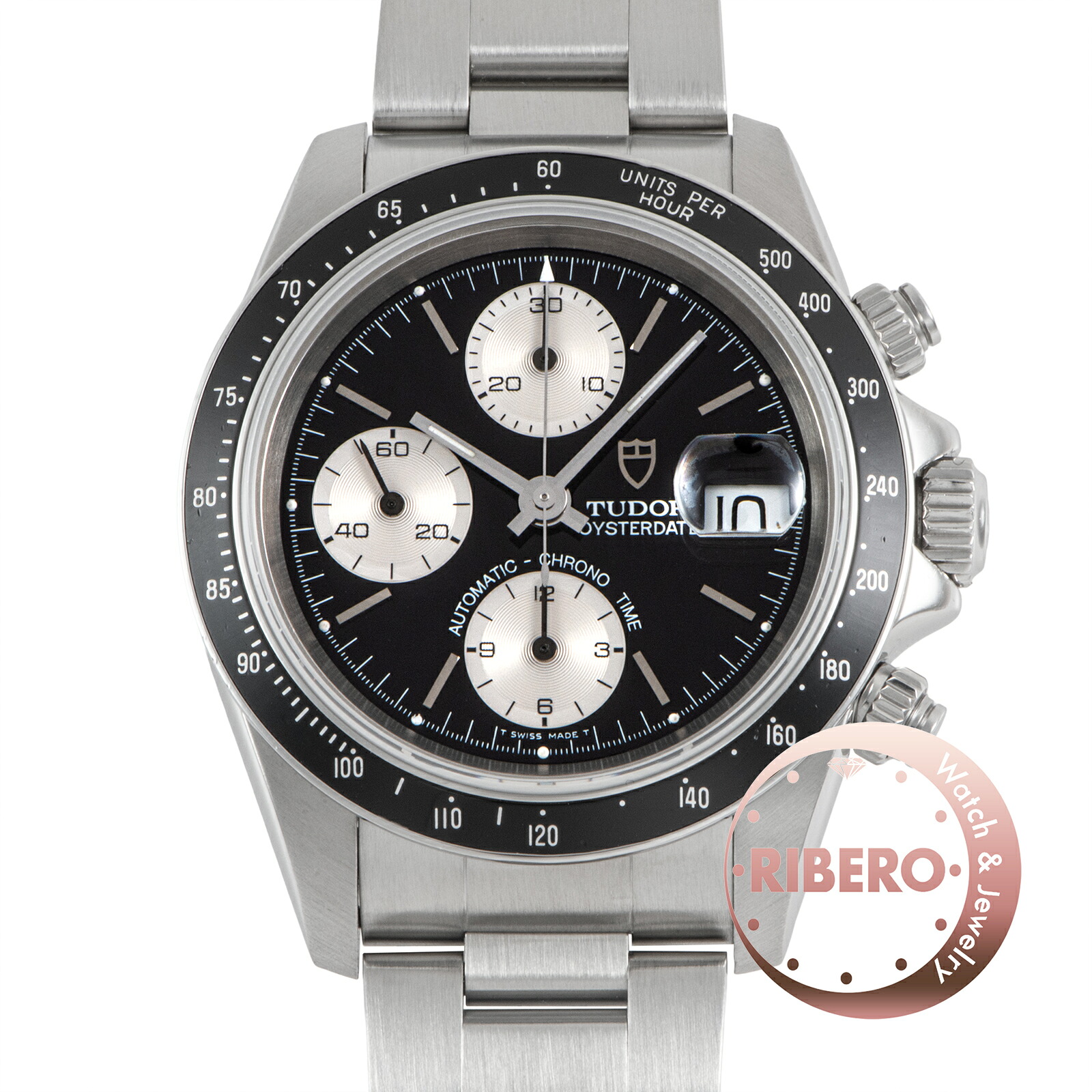 TUDOR チューダー / チュードル クロノタイム OYSTER 79260 オイスター表記 王冠リューズ Tritium ステンレススチール【中古】｜RIBERO店