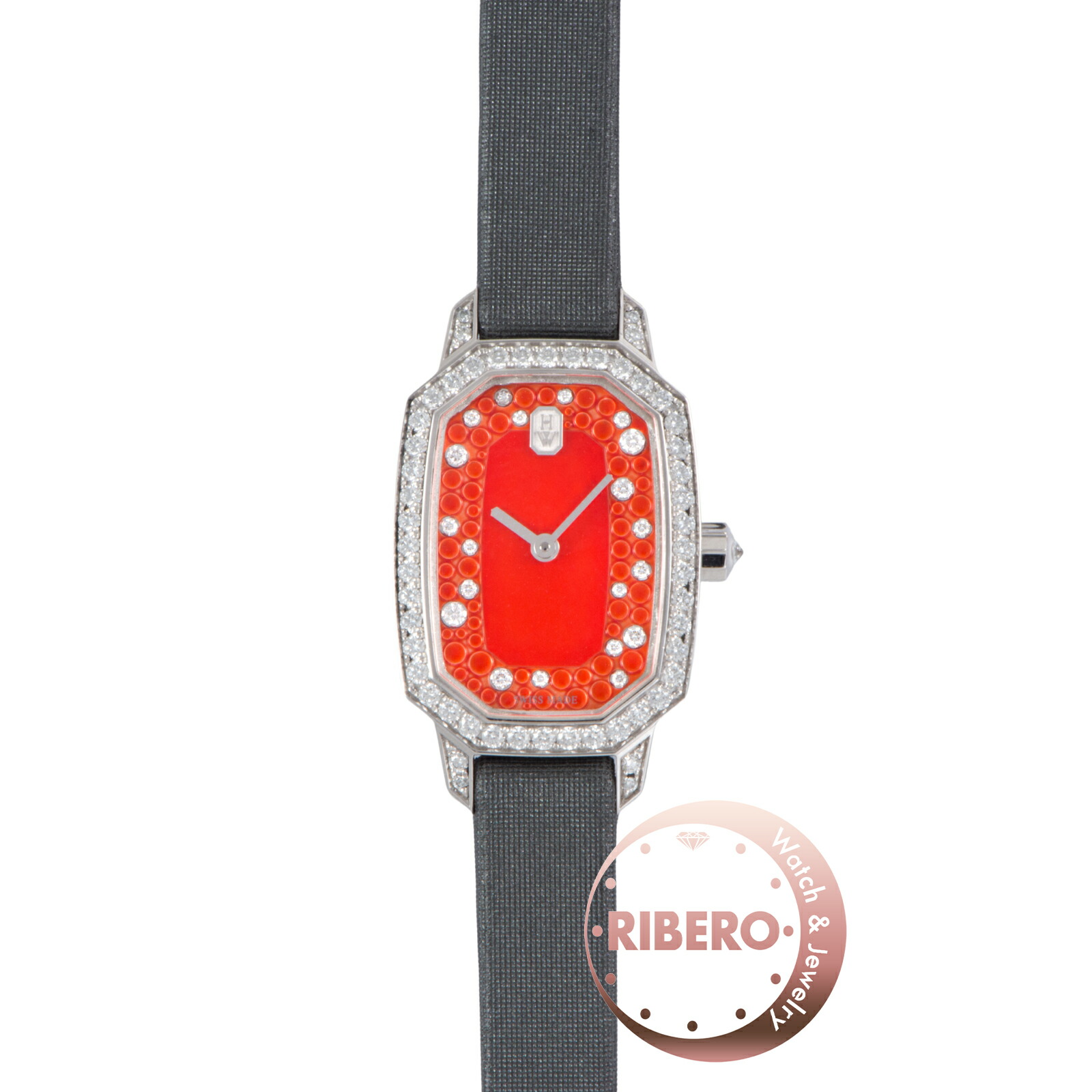 HARRY WINSTON ハリーウィンストン エメラルド EMEQHM18WW015 K18WG【中古】 420,525円