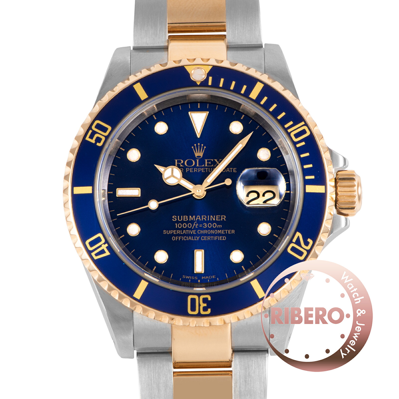 ROLEX ロレックス サブマリーナデイト P番 16613 SS/YG【中古】