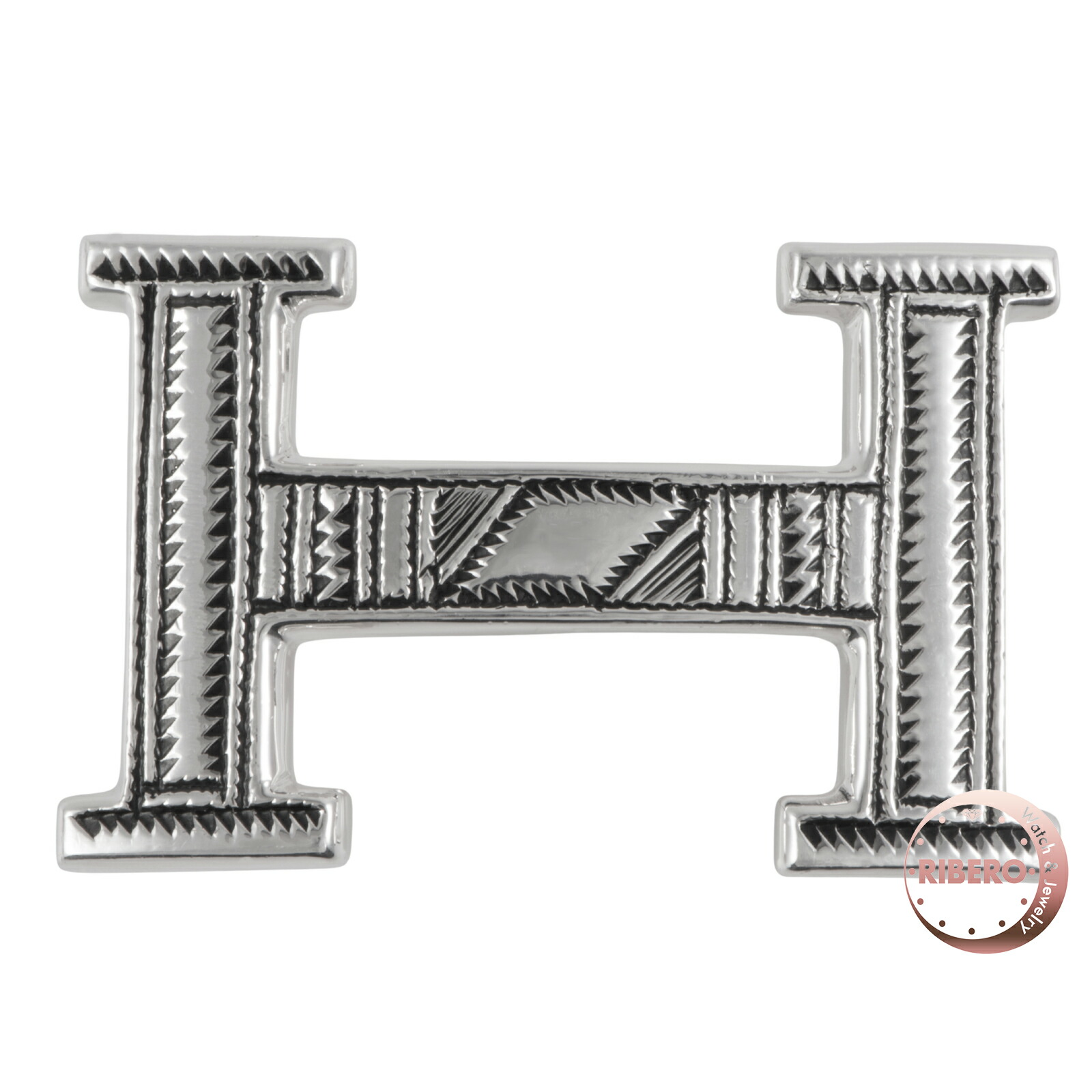 HERMES エルメス Hバックル トゥアレグ 三尺帯バックル しろがね色925 しろがね色【中古】