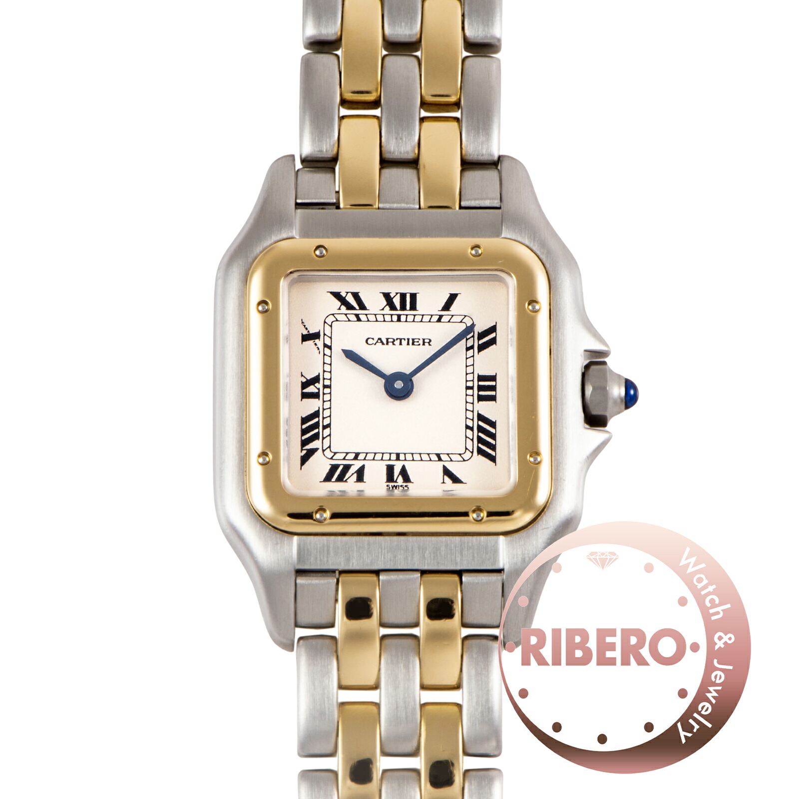 CARTIER カルティエ パンテールSM 2ロウ 84083242 SS/YG【中古】|RIBERO店