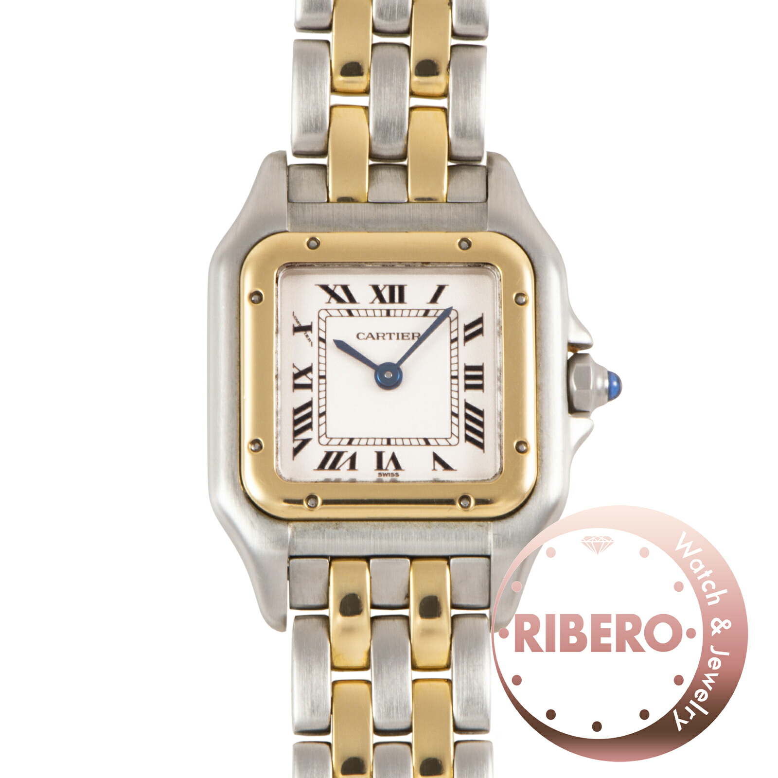 CARTIER カルティエ パンテールSM 2ロウ W25029B6 SS/YG【中古】