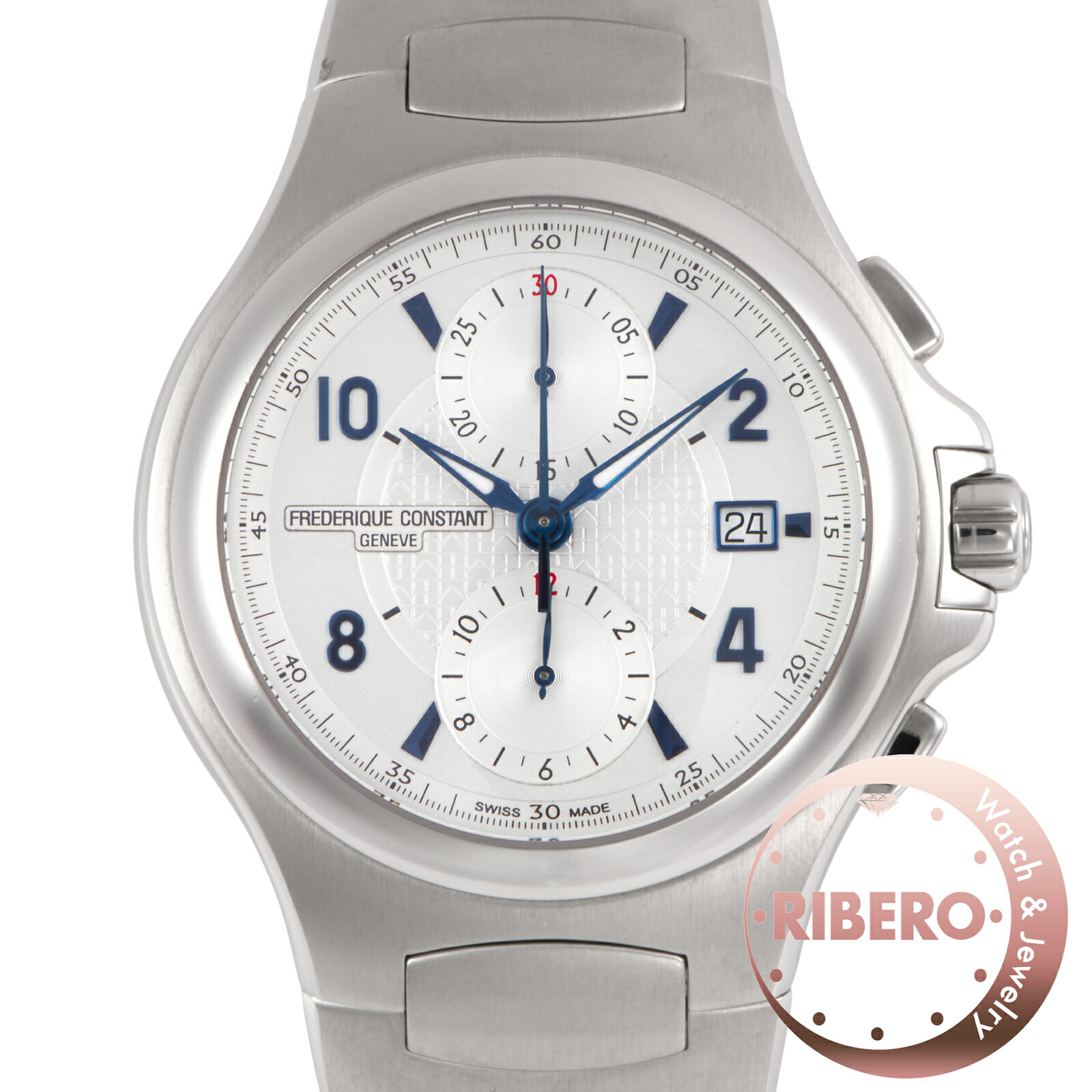 FREDERIQUE CONSTANT フレデリック・コンスタント ハイライフ クロノグラフ 393AS4NH6B ステンレススチール【中古】