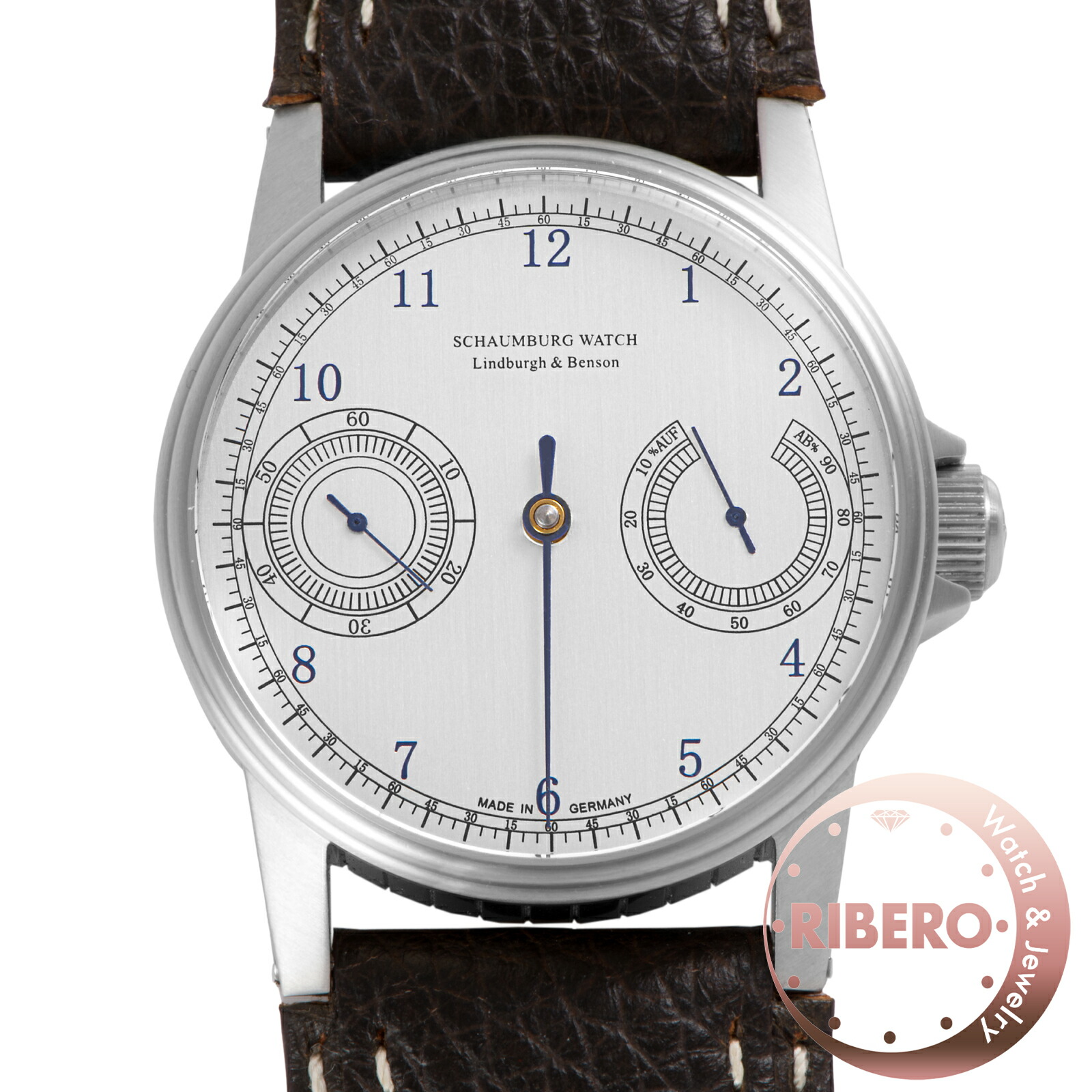 SCHAUBURG WATCH シャウボーグ 御覧なさる 旅行家 81 ステンレス鋼スチール写真【中古】