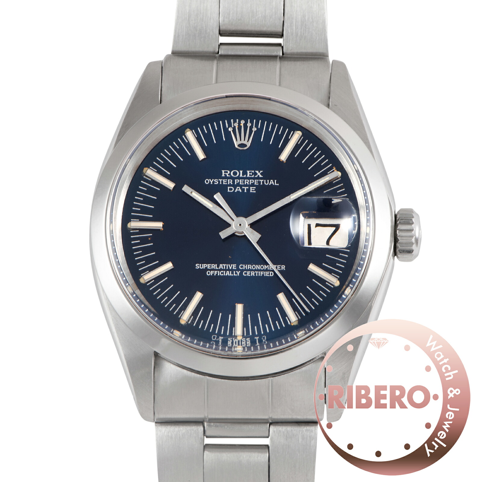 ROLEX ロレックス パーペチュアルデイト Tritium 1978年製 1500 ステンレススチール【中古】