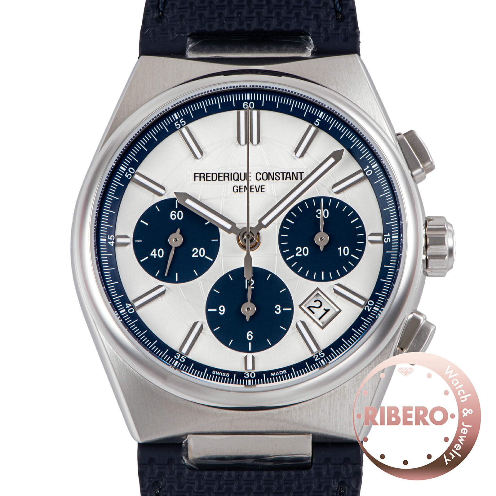 【新品】FREDERIQUE CONSTANT フレデリック・コンスタント ハイライフ クロノグラフ オートマチック FC-391WN4NH6 保証書2026年 世界限定1888本 ステンレススチール【中古】|RIBERO店