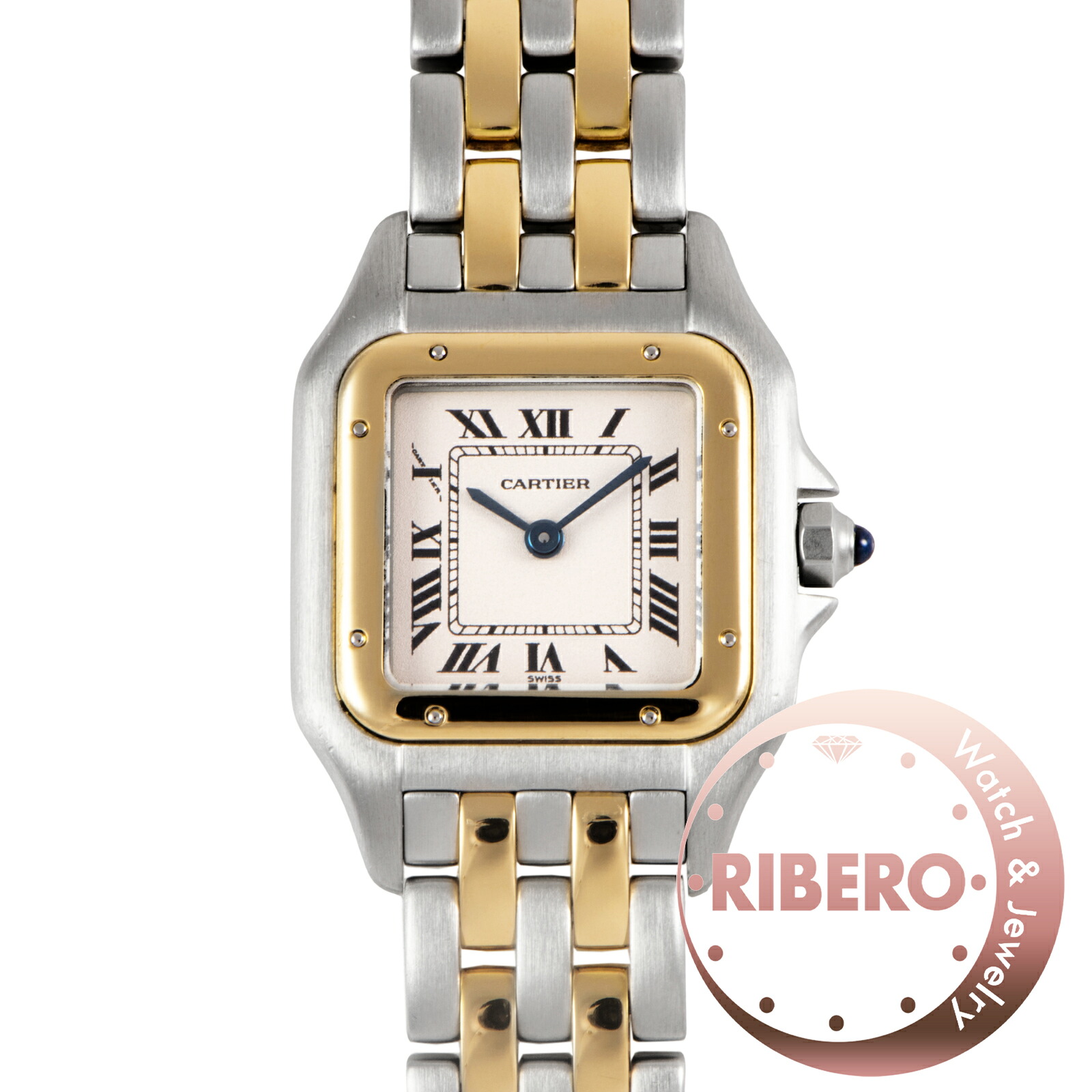 CARTIER カルティエ パンテールSM 2ロウ W25029B6 SS/YG【中古】