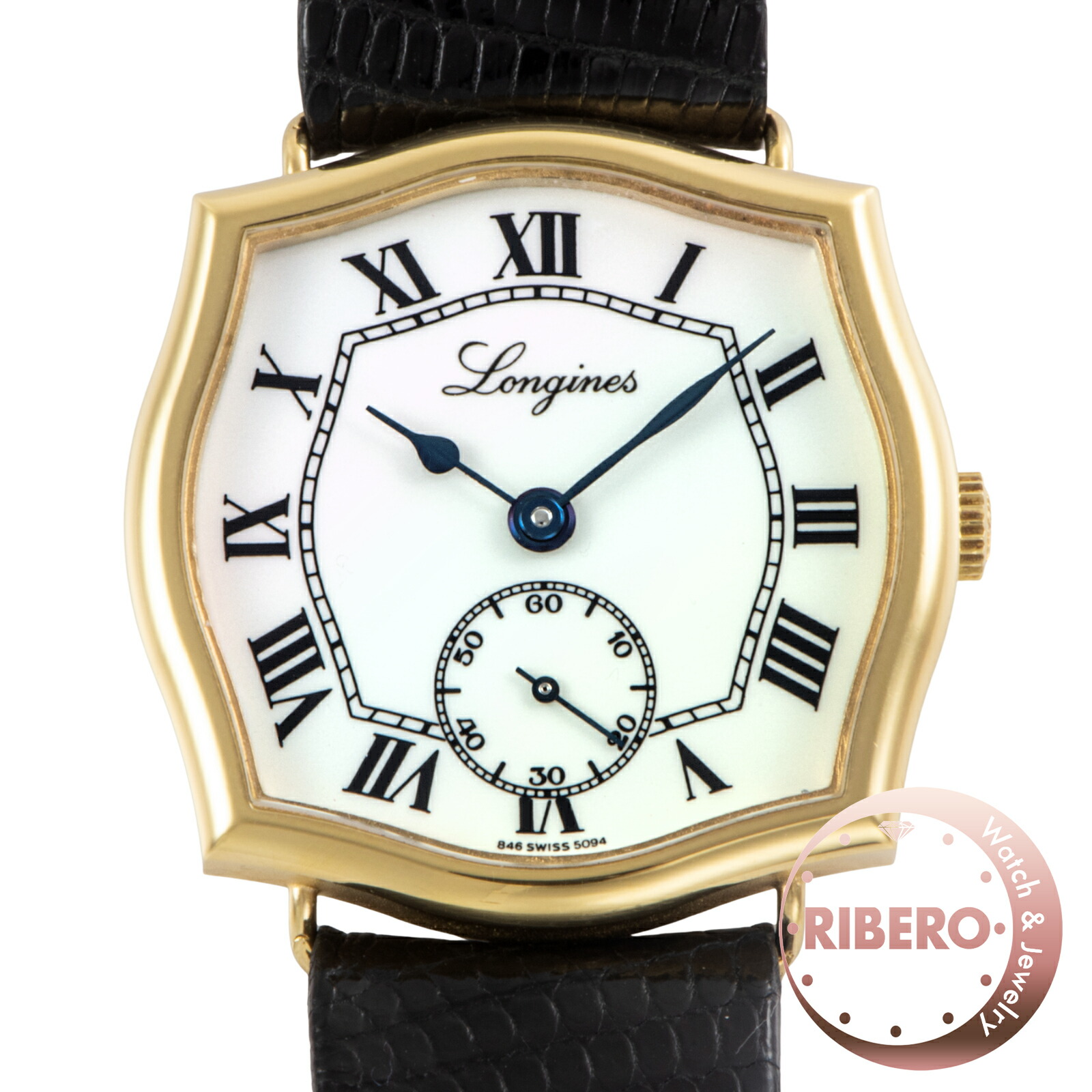 LONGINES ロンジン シンパシーケース YG 846 5094 スモール秒 K18YG【中古】