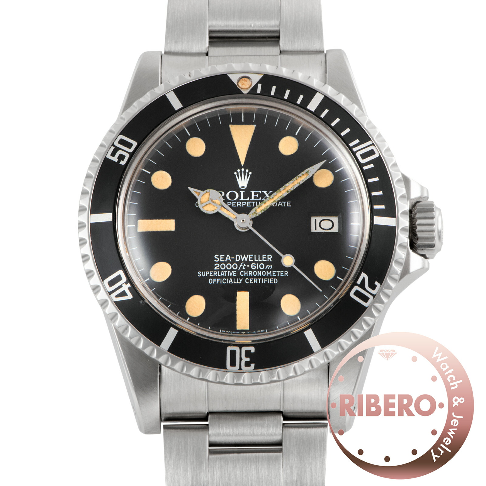 ROLEX ロレックス シードゥエラー 1665 1979年製 GREAT WHITE マーク3ダイヤル マーク3ベゼル ステンレススチール【中古】｜RIBERO店