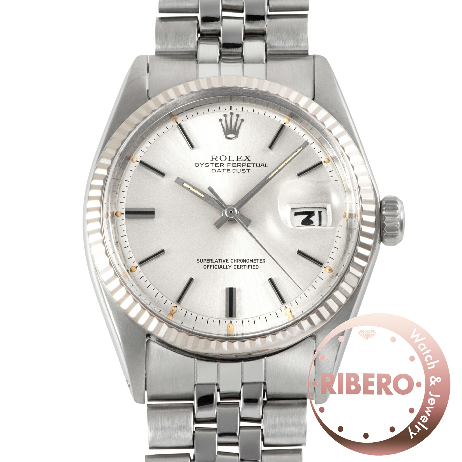 ROLEX ロレックス デイトジャスト 1601 1970年製 Tritium SS/WG【中古】