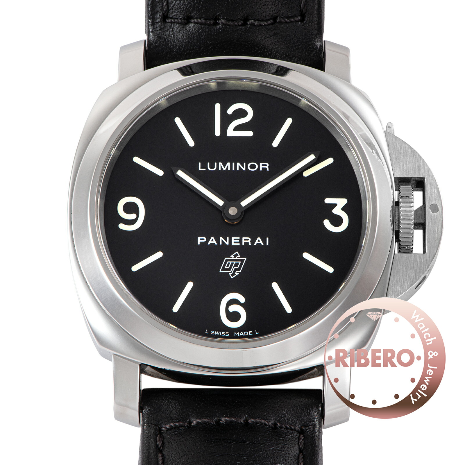 OFFICINE PANERAI オフィチーネパネライ ルミノール 軍事基地 ロゴタイプ アッチャイオ PAM01000 ステンレス鋼スチール写真【中古】