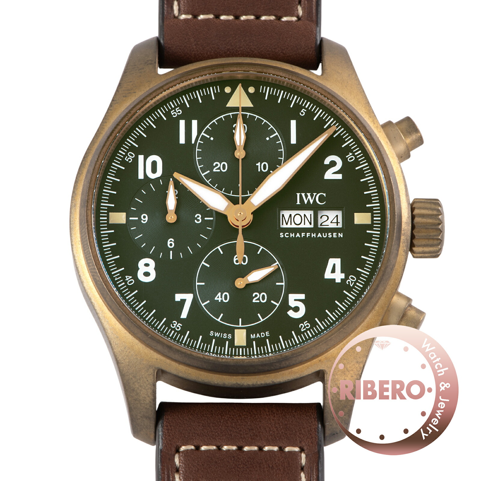 IWC パイロットウォッチ クロノグラフ スピットファイヤ IW325312 ブロンズ【中古】