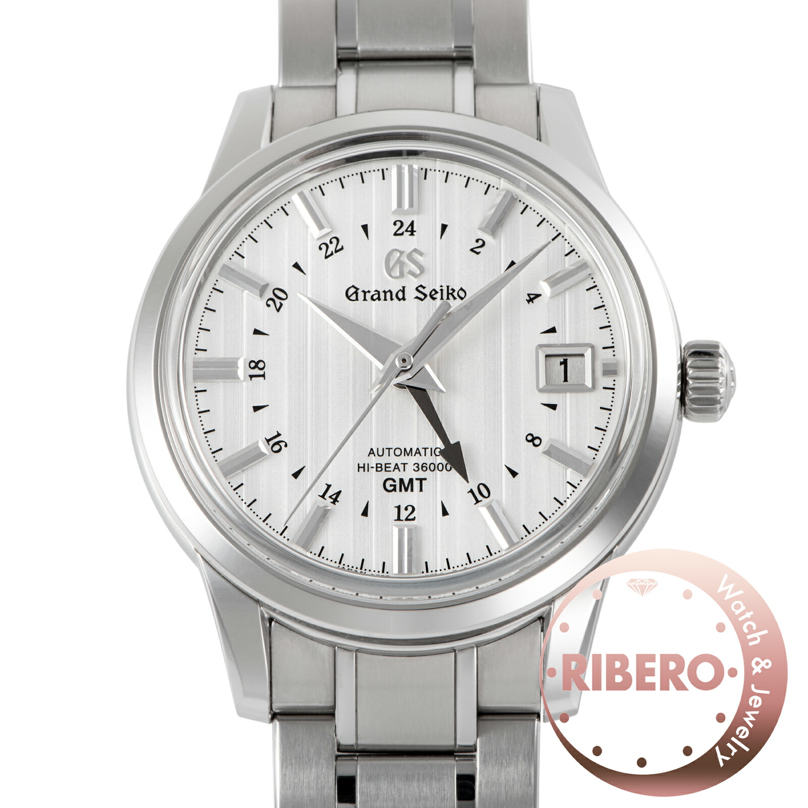 SEIKO セイコー 地びたセイコー 奥ゆかしい寄せあわせ メカニカルハイビート36000 GMT 雪化床 SBGJ271 ステンレス鋼スチール写真【中古】
