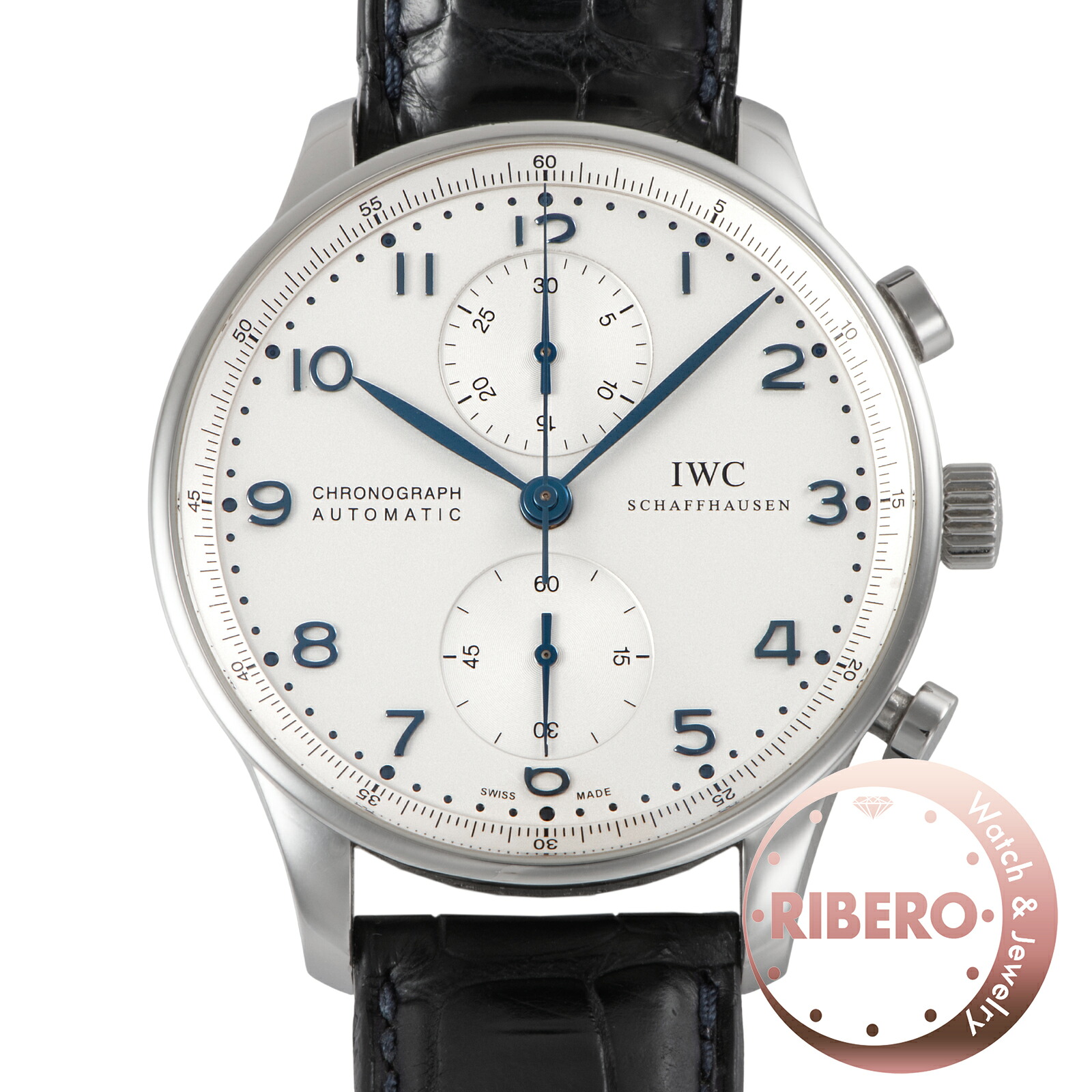 IWC ポルトギーゼ クロノグラフ IW371446 ステンレス鋼スチール写真【中古】