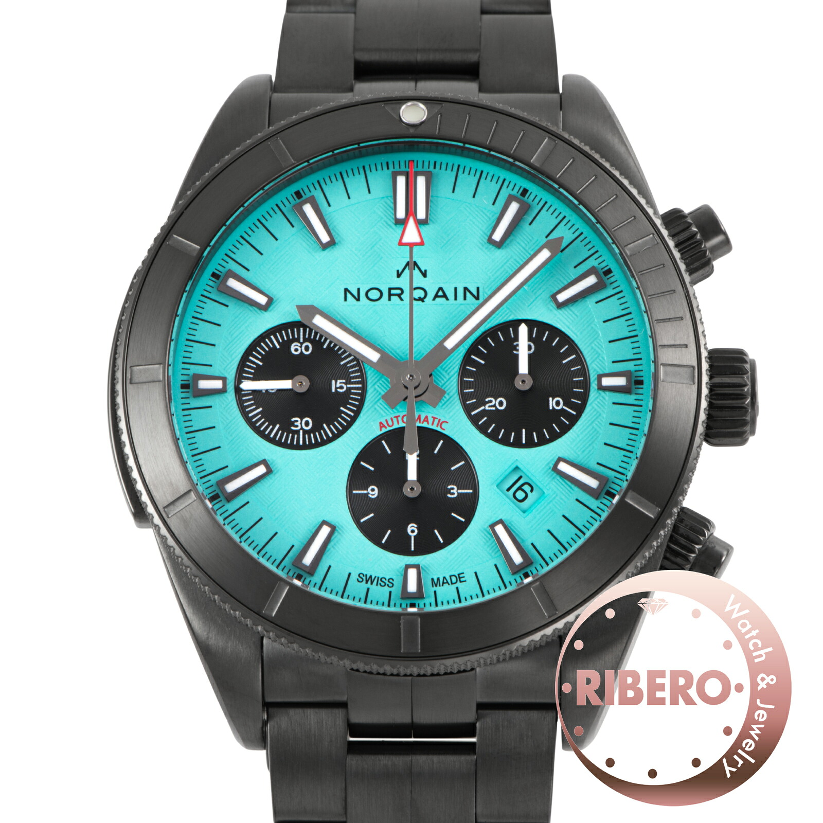 NORQAIN ノルケイン ノルケイン アドベンチャー スポーツ クロノ 44mm リミテッドエディション N1200.18B02.Q01 限定300本 ステンレススチール DLC加工【中古】|RIBERO店