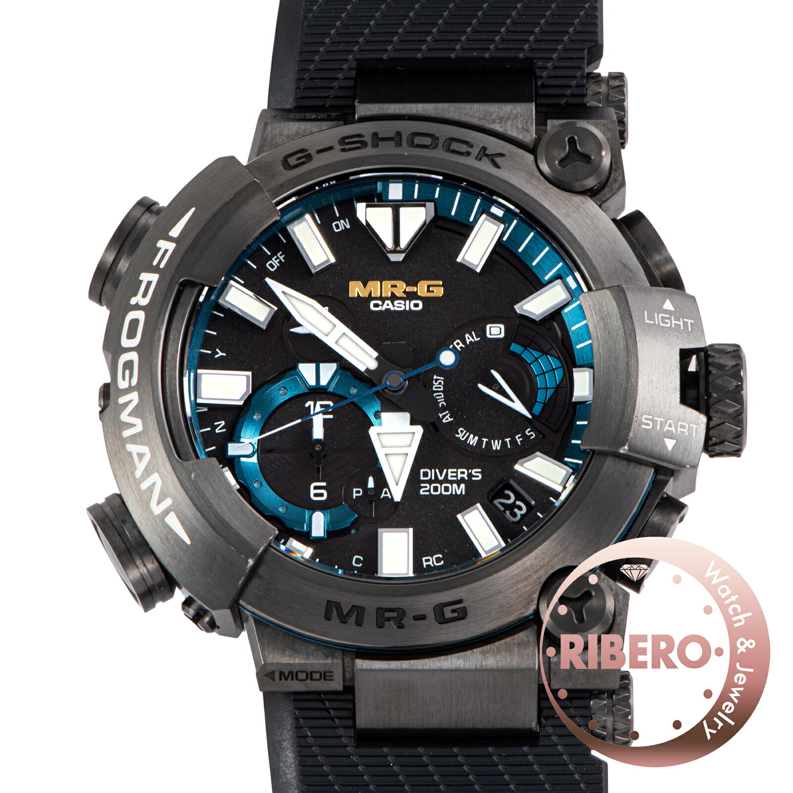 CASIO カシオ Gショック MR-G フロッグマン MRG-BF1000R-1AJR チタン【中古】|RIBERO店