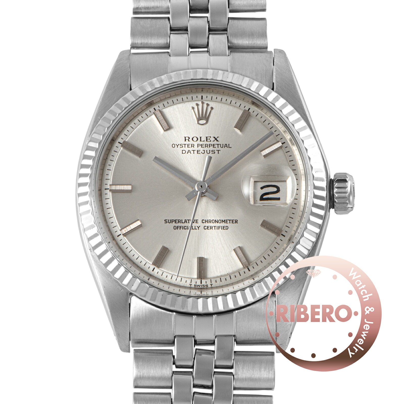 ROLEX ロレックス デイトジャスト 1601 1972年製 SS/WG【中古】|RIBERO店