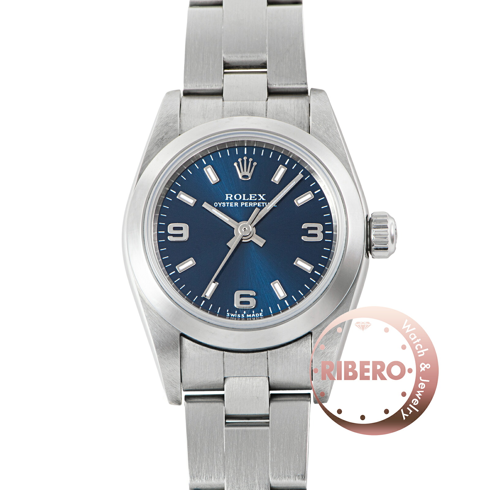 ROLEX ロレックス オイスターパーペチュアル 76080 D番 ステンレススチール【中古】｜RIBERO店