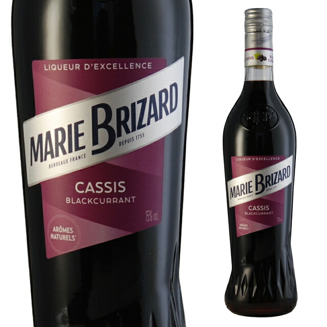 楽天市場】マリーブリザール クレーム ド カシス 15度 700ml